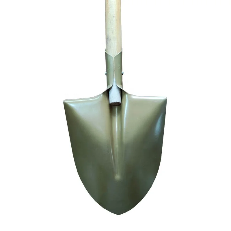 Japan Markets Hot sale 50 manganese steel shovel head with wooden handle Y grip for agriculture