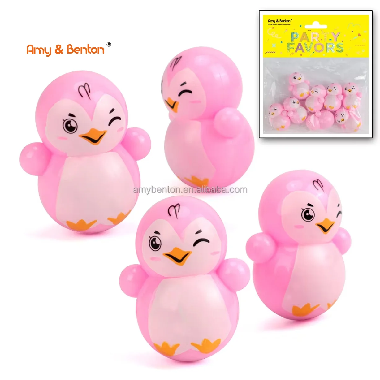 Hot Selling  Roly-poly Penguin Tumbler Small Tumbler For Classroom Rewards Pinata Filler Toys