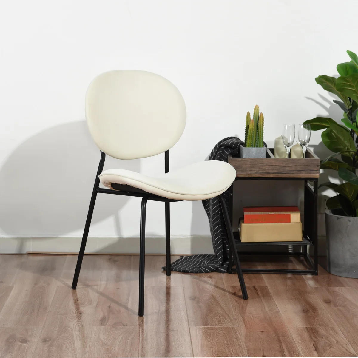 Dropship OK US EU vintage industrial style tolixs metal dining chair beige chairs