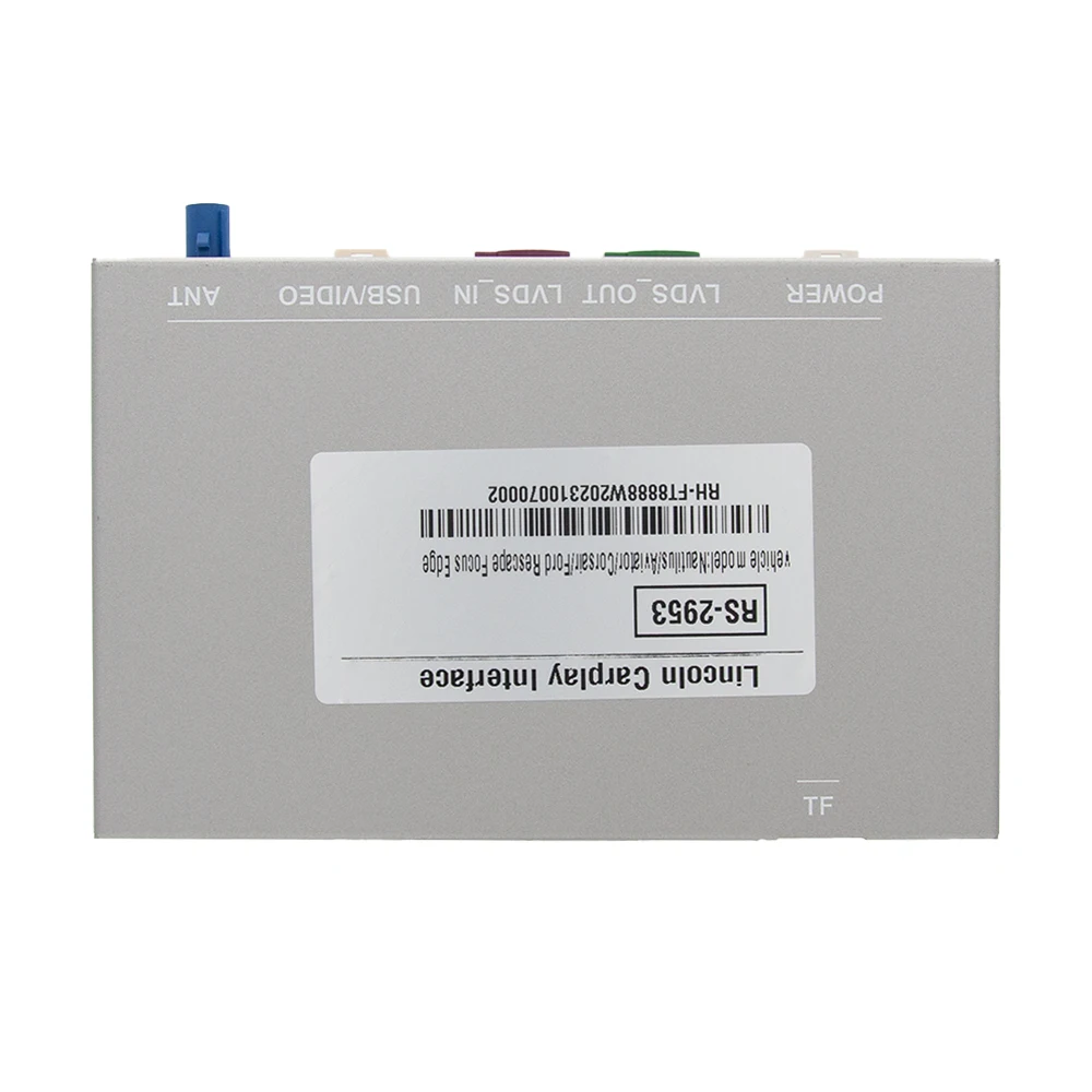 Android Auto Wireless Carplay Box Kits For lincoln Nautilus 12.3 inch 2020-2022 With Reverse Camera Interface Mirroring Link