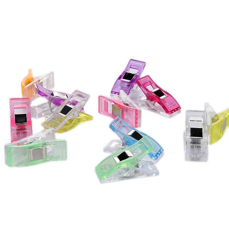 
Multipurpose Cloth Patchwork Crafts Quilting Binding Quilter Sewing Small Plastic Clip 