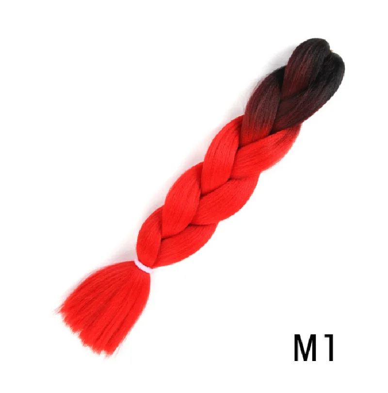 
Synthetic hair wig pvc jumbo braid hair 24 inches braided wigs 