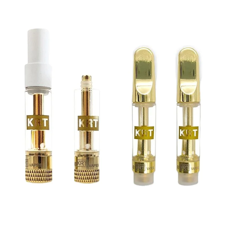 
Hottest Krt empty vape cartridge new packaging Ceramic Coil 1.0ml Atomizer carts vapes OEM brand logo Ceramic Coil Atomizer 