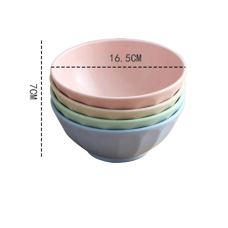 wholesale kitchen plastic bowls summer New products ramen food bowls for lunch and dinner Healthy material for kids
