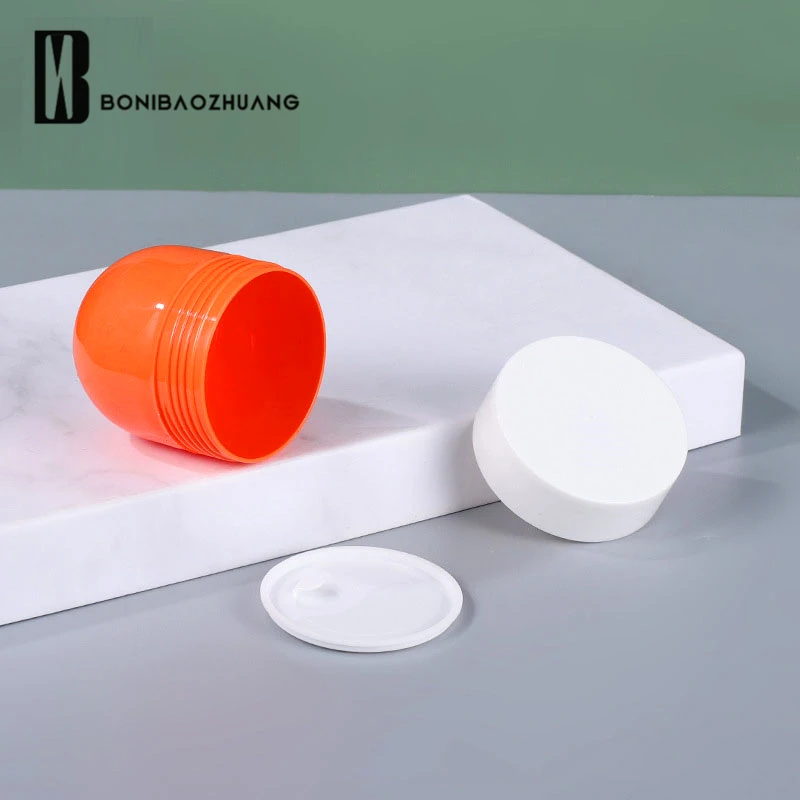 wholesale colorful bowl shape 75g 100g 150g 250g PP plastic body cream cosmetic jar for cream