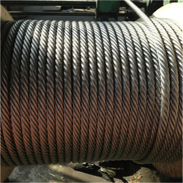 EN 12385-4 Flexible steel wire rope 7X19 6x19+FC (IWRC)  For Sling / Marine / Architectural / Oil & Gas