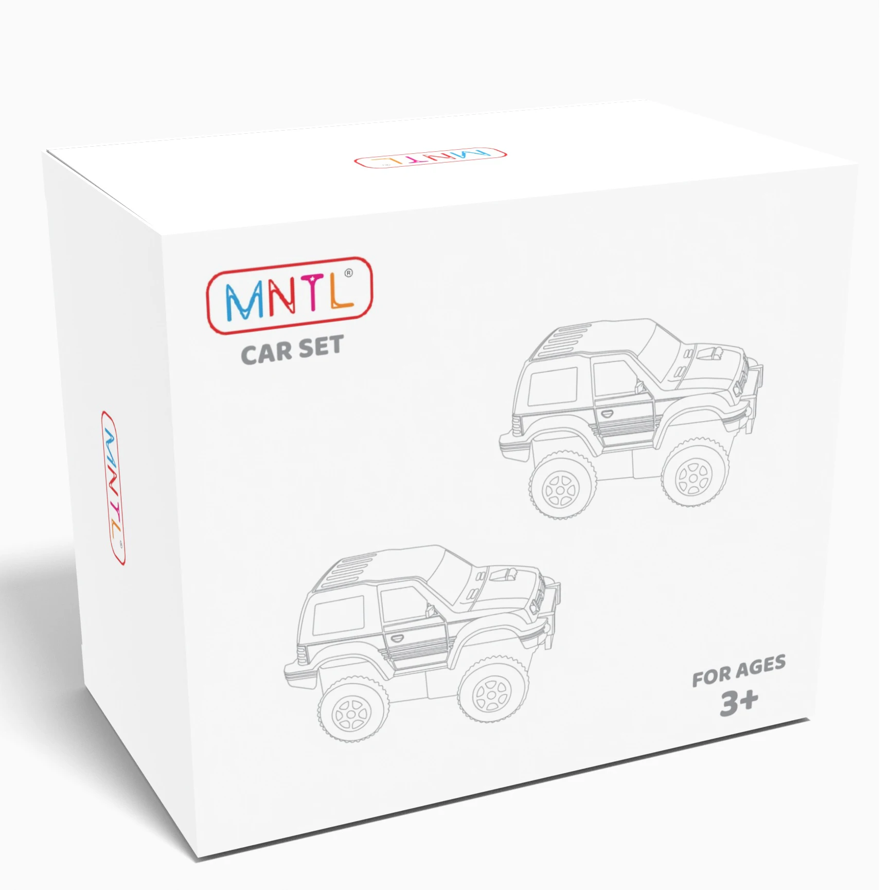 Wholesale 2 Models Mini Plastic Toy Cars Magnetic Tiles Racing Cars Toys for Kids