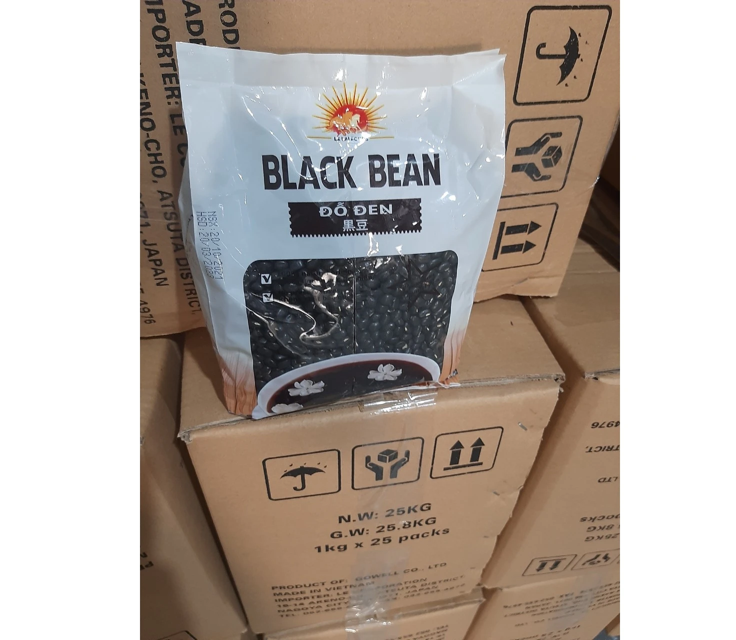 Высококачественная новая урожайная черная фасоль, сухая черная фасоль из Вьетнама, заводская цена, готовая к отправке