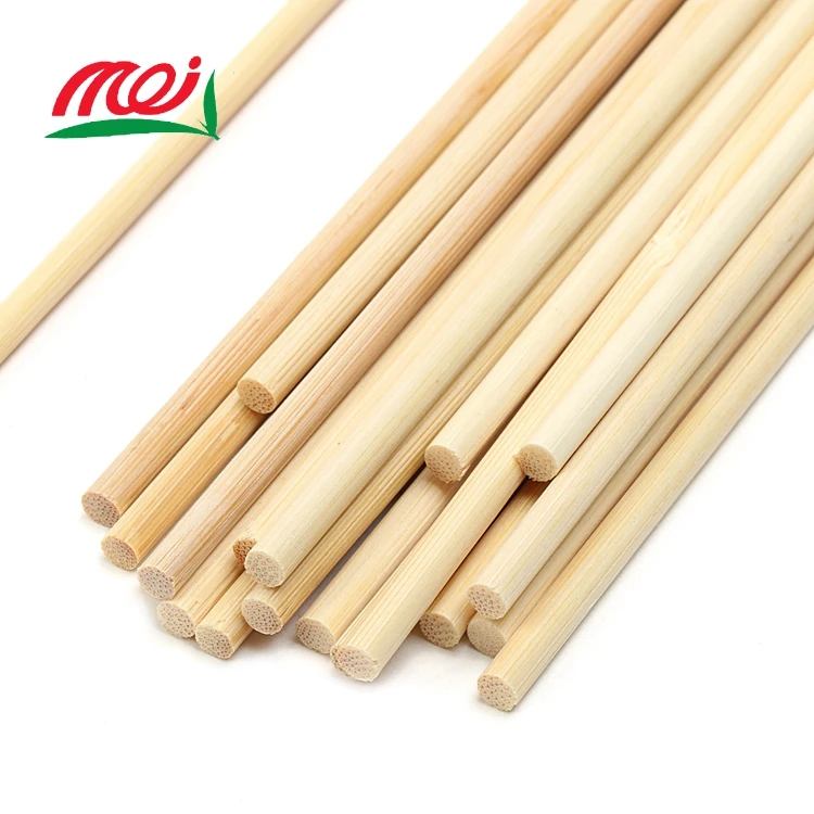 Outdoor Round Pointed Shape Corn Dog Bbq Bamboo Sticks
