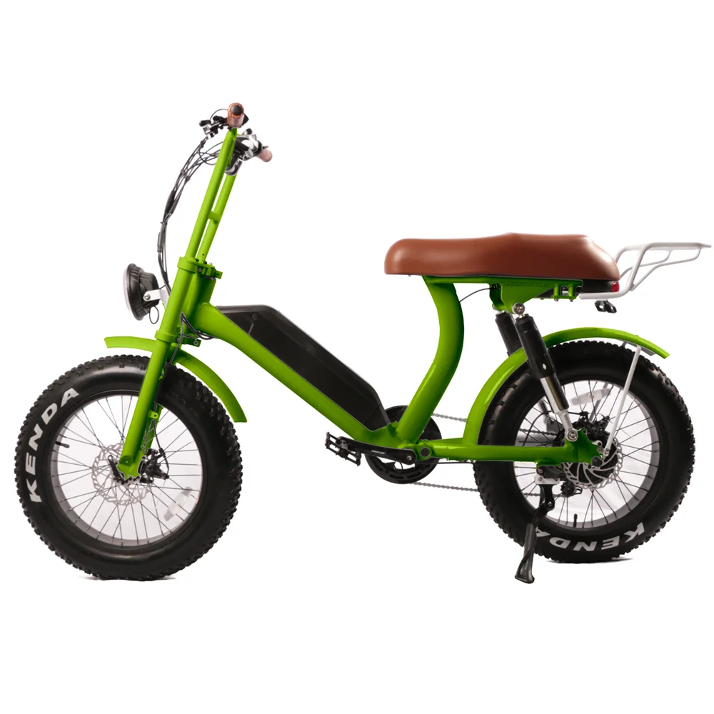 20'Fat tire ebike eec electric moped powerful adult electric scooters retro electric bike for city commuting