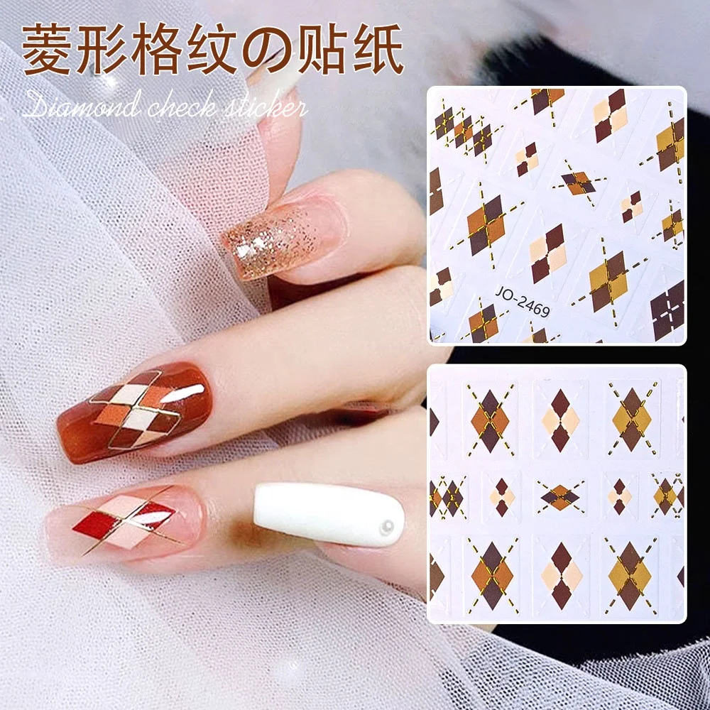 1 Sheet NEW Fireworks Style Decals Nail Art Sticker Decals Nail Gel DIY Tools love patterns 3D Nail Art Sticker