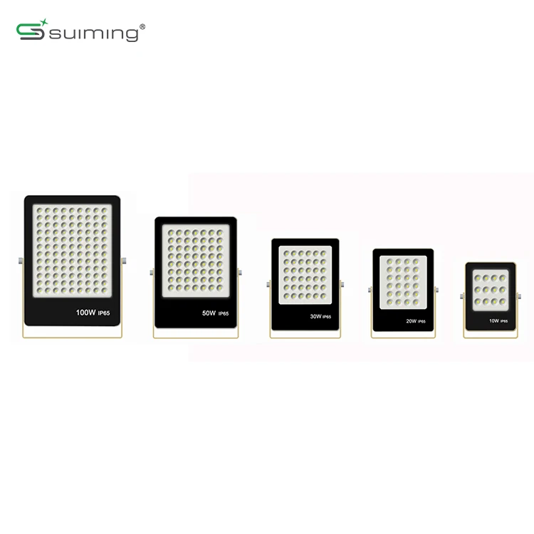 DOB Projecteur Led Flood Light 50w Floodlight China Led Exterieur Slim Factory Price 5000 Lumen Electric Garden Luces Led SHUNDE