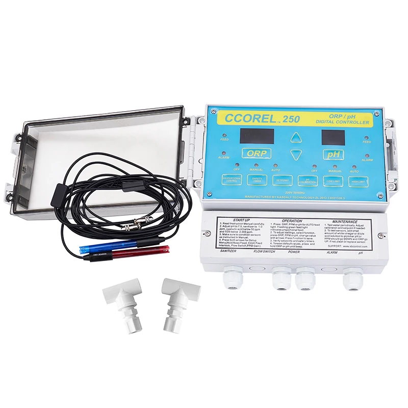 PIKES Swimming Pool Accessories Water Quality Testing Ph Controller Orp Ph Meter For Waste Water Treatment