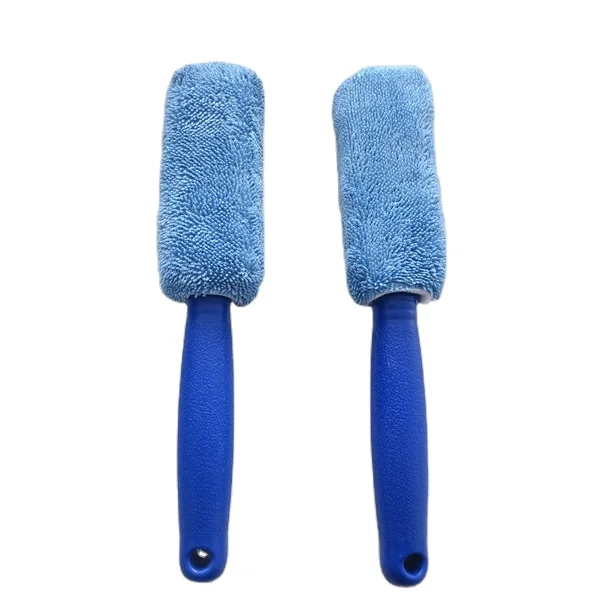 Cheap Car Care Microfiber Braid Cloth Car Tire Brush Tire Cleaning Brush