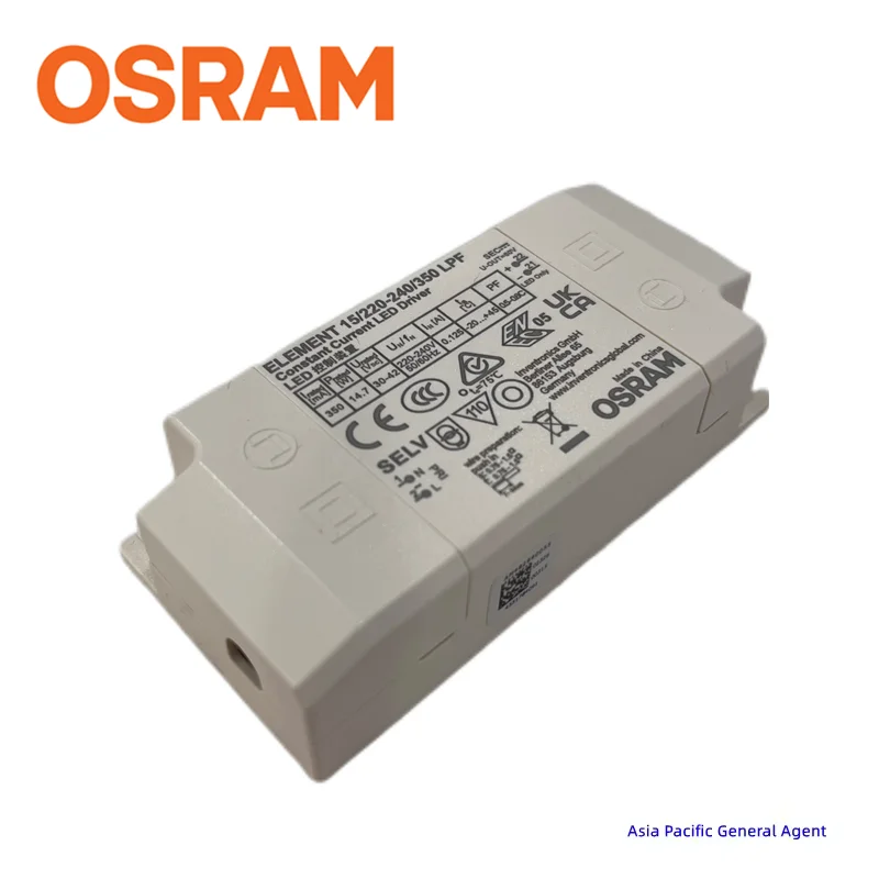 Оригинальный элемент привода Osram 15/220-240/350 LPF 30V-42V 350mA постоянный ток светодиодный драйвер