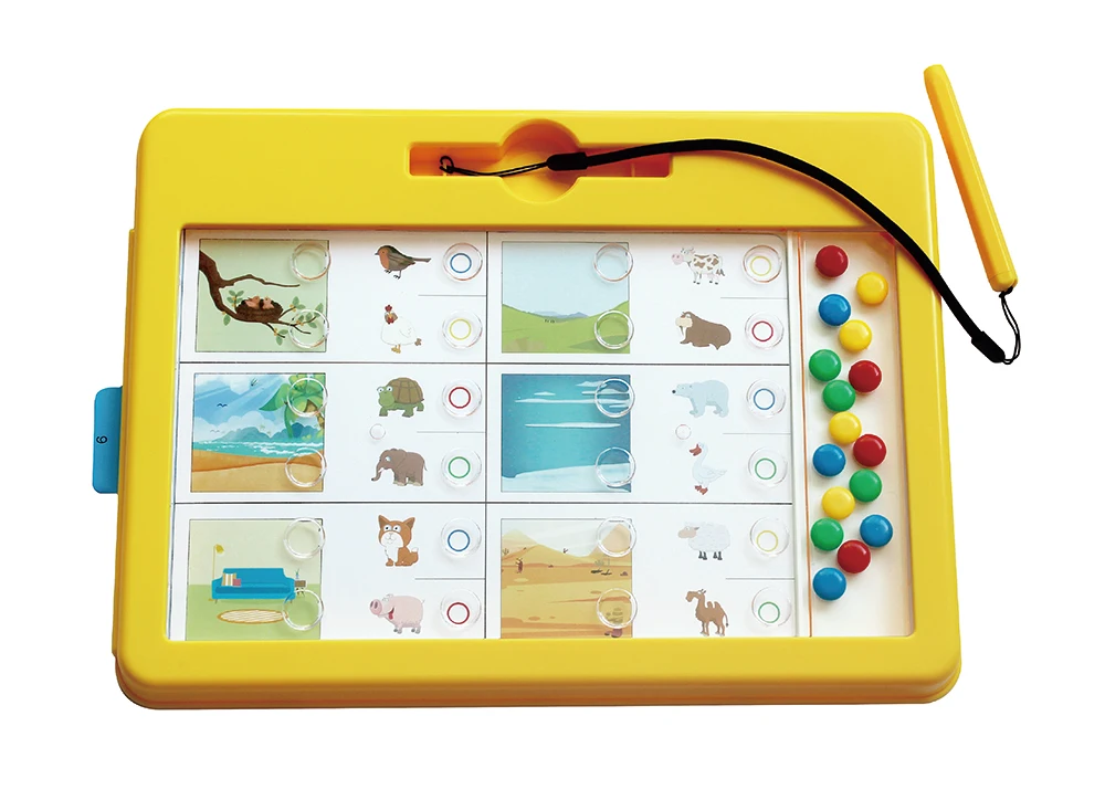 2020 New Style Animal recognition Magpad Magnetic Drawing Boards for Children Educational Toys
