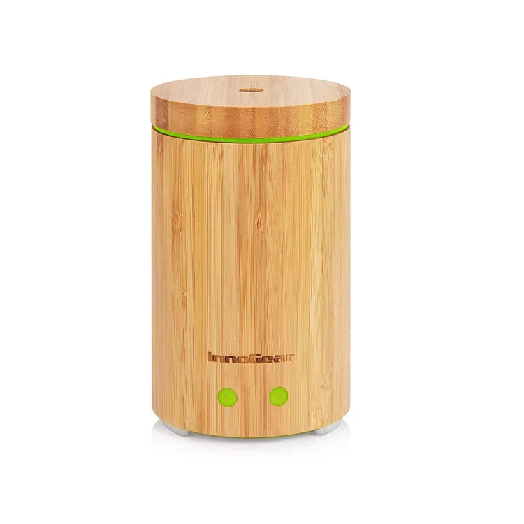 
Waterless Auto Shut-Off ultrasonic humidifier cool mist electric bamboo essential oil aroma diffuser 