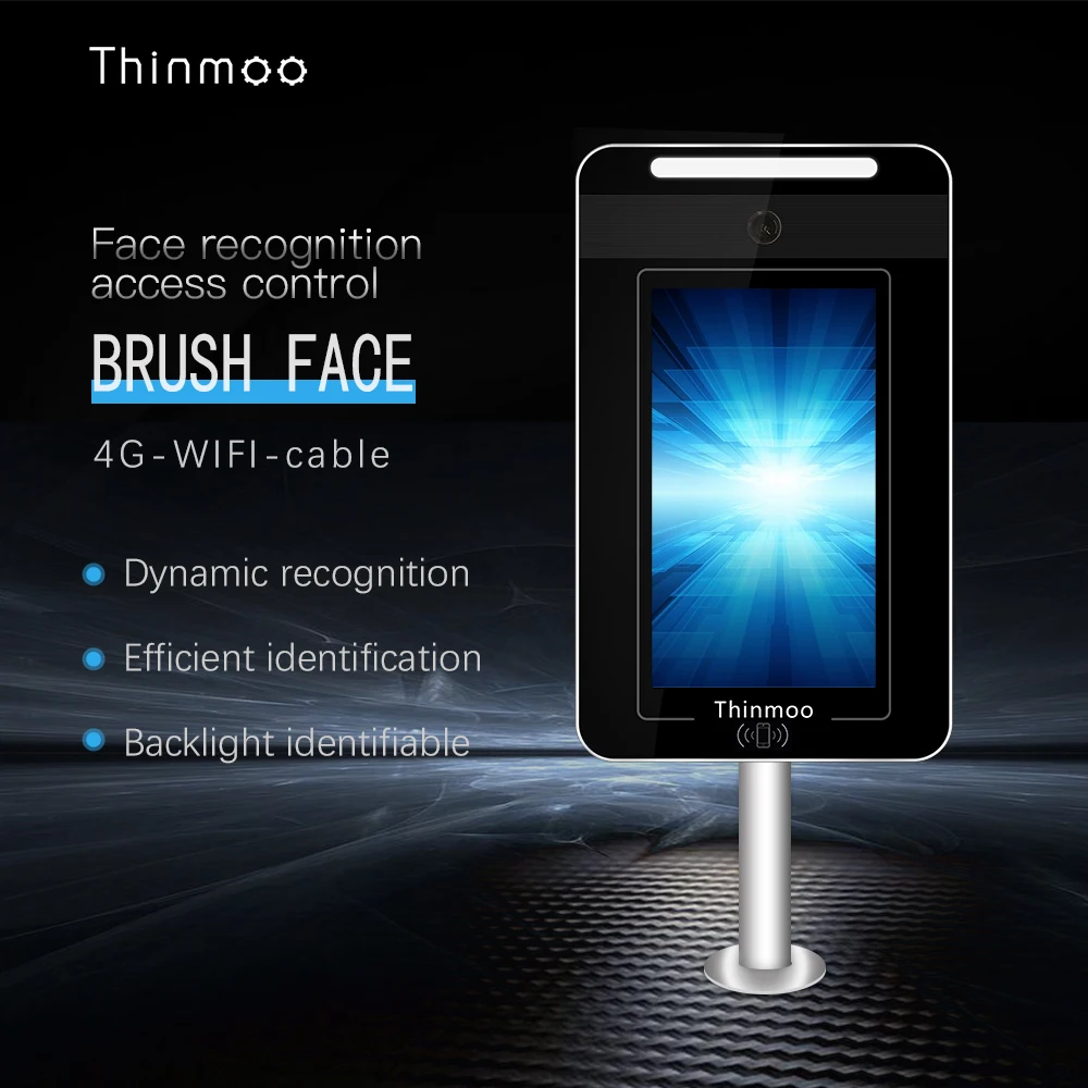  7 Inch touch screen ai dynamic Face Recognition sip ip Video Door Phone apartment door access controller video