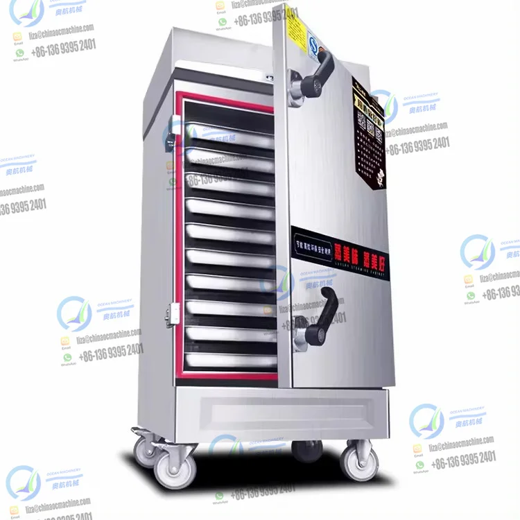 automatic durable Pancake Steam Cabinet Machine Food Grade Steamed Dumplings Steamer Cooker Machines With Low Price