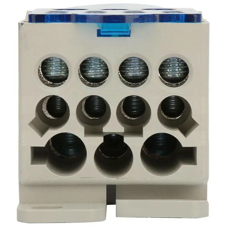  UKK-400A Din Rail блок распределения питания клеммной колодки универсальная подключение распределительная