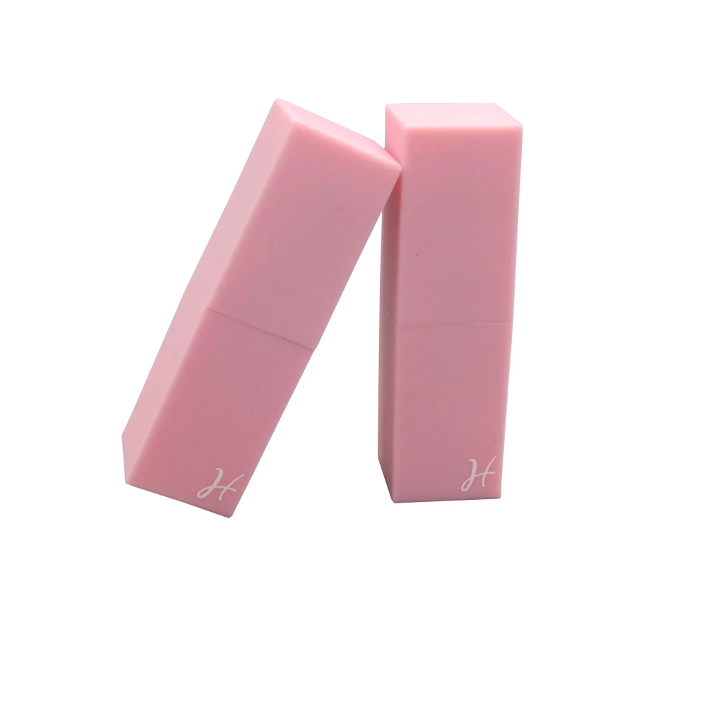 Luxury Square Cosmetic Pink Lipstick Container for Lipstick