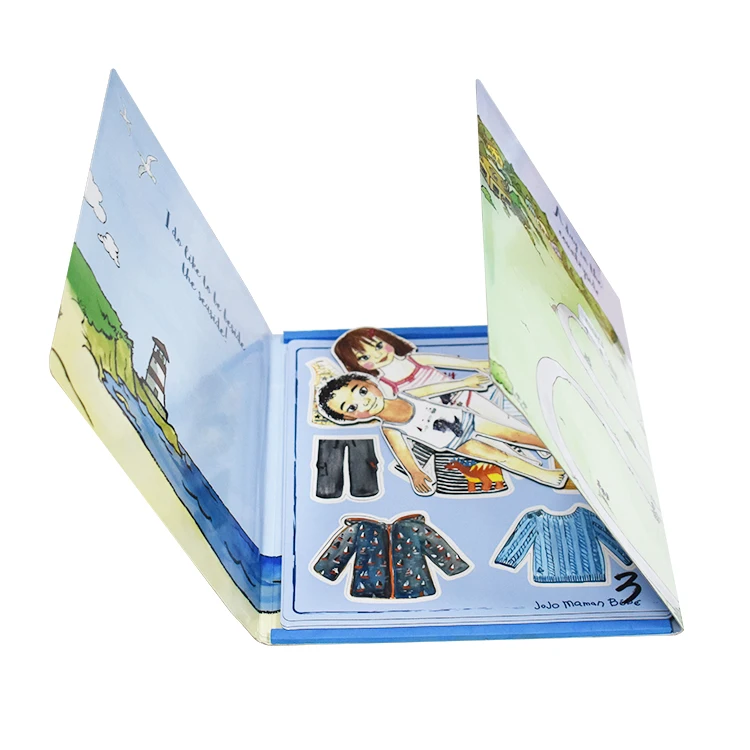 Hot Sale Education Product Removable Kids Learning Magnetic Dress Up Doll Magnetic Set For Girls