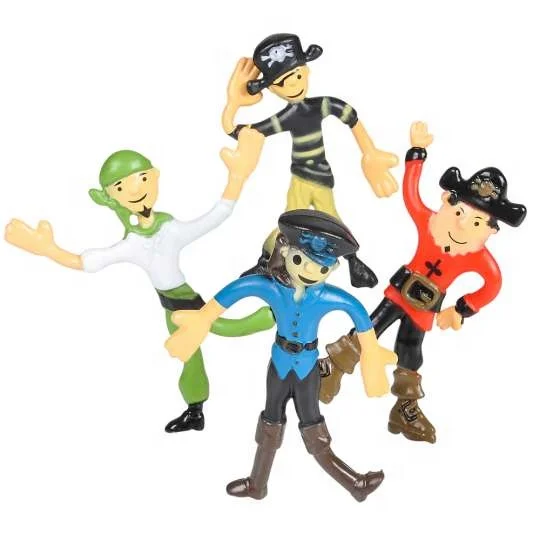 Customized Bendable toy Pirate action figures