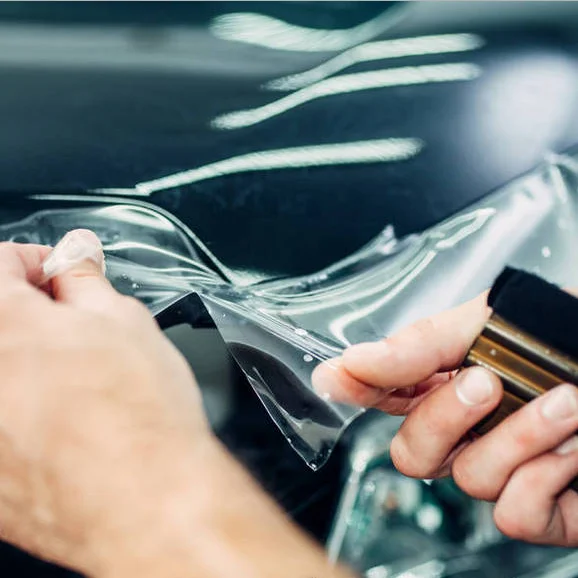 
190 микрон ТПУ + красный лак + покрытие жизнь От 7 до 10 лет оклеивания авто с эффектом хромирования, резиновая защита корпуса, PPF пленка 