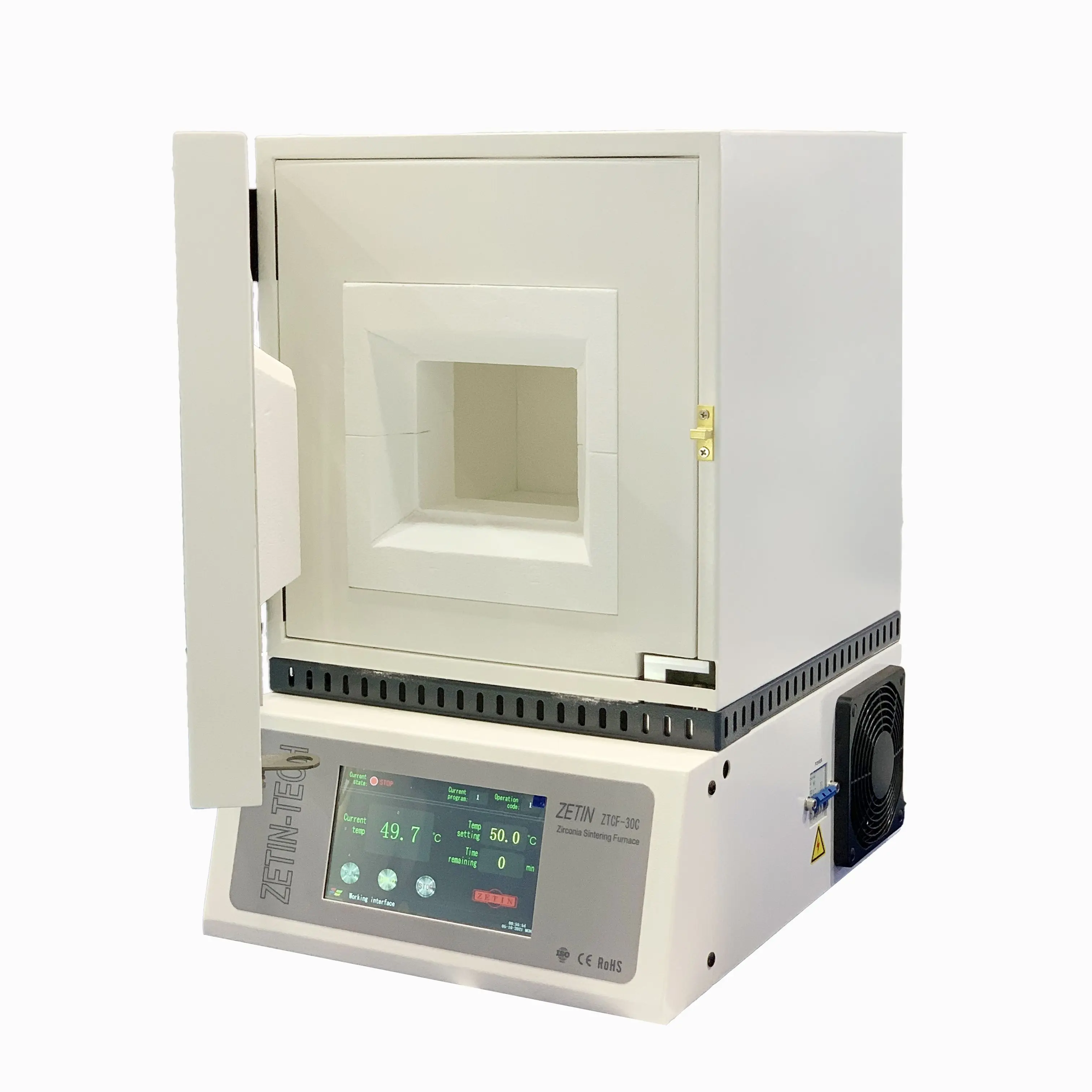 CE Certified 1730C high temperature laboratory electric muffle sintering furnace laboratory vacuum sintering furnace