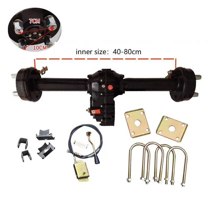 Hot Sale 60V 1000W Electric Gearshift Climbing Rear Axle Conversion Kits for Three
