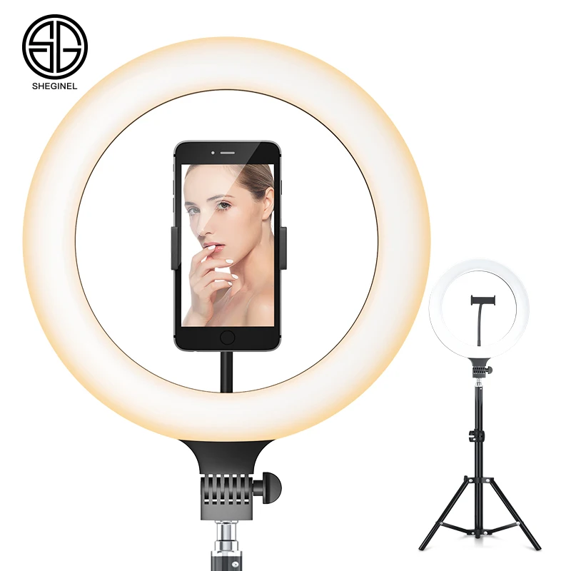 6 10 14 18 inch Photography Dimmable Selfie Ring Light  Aros de luz Ring Fill Light With Tripod Stand
