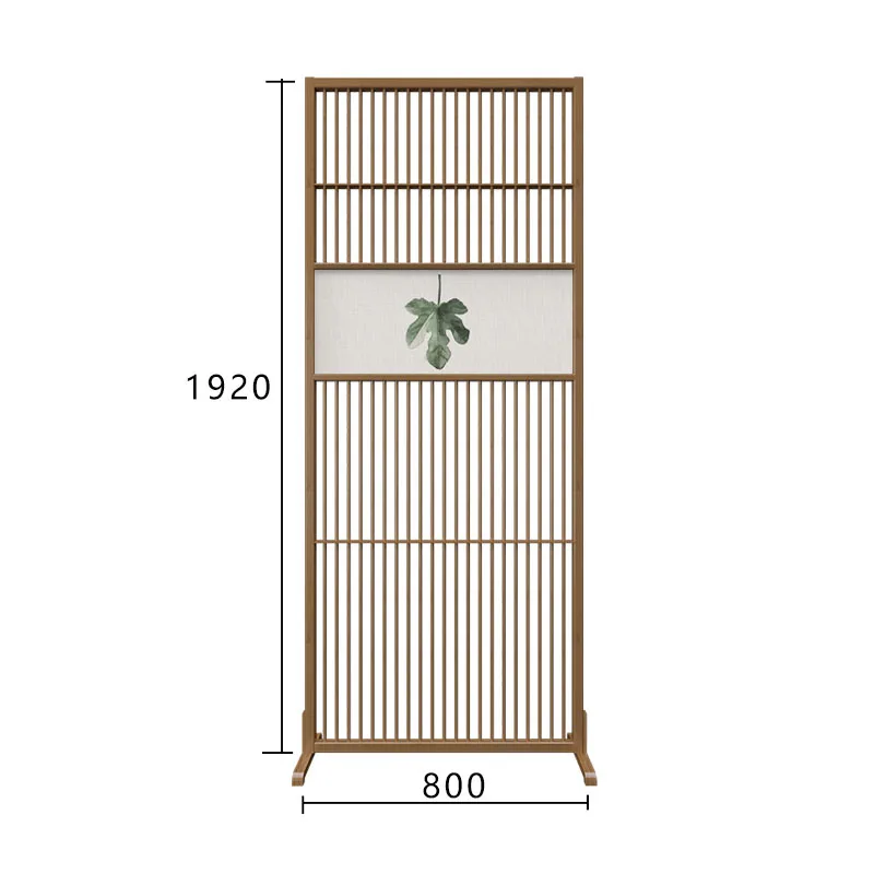 Natural color wood Folding screen wall mounted hanging room divider