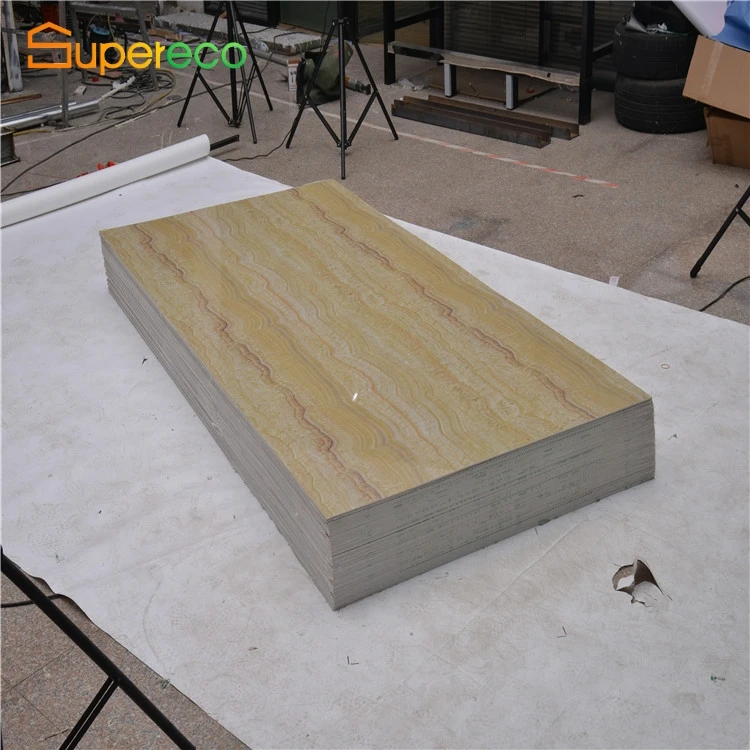 New 3mm Uv Marble Acrylic Plastic Ceiling Translucent Decorative 3D Pvc Sheet Wall Covering Panel Board