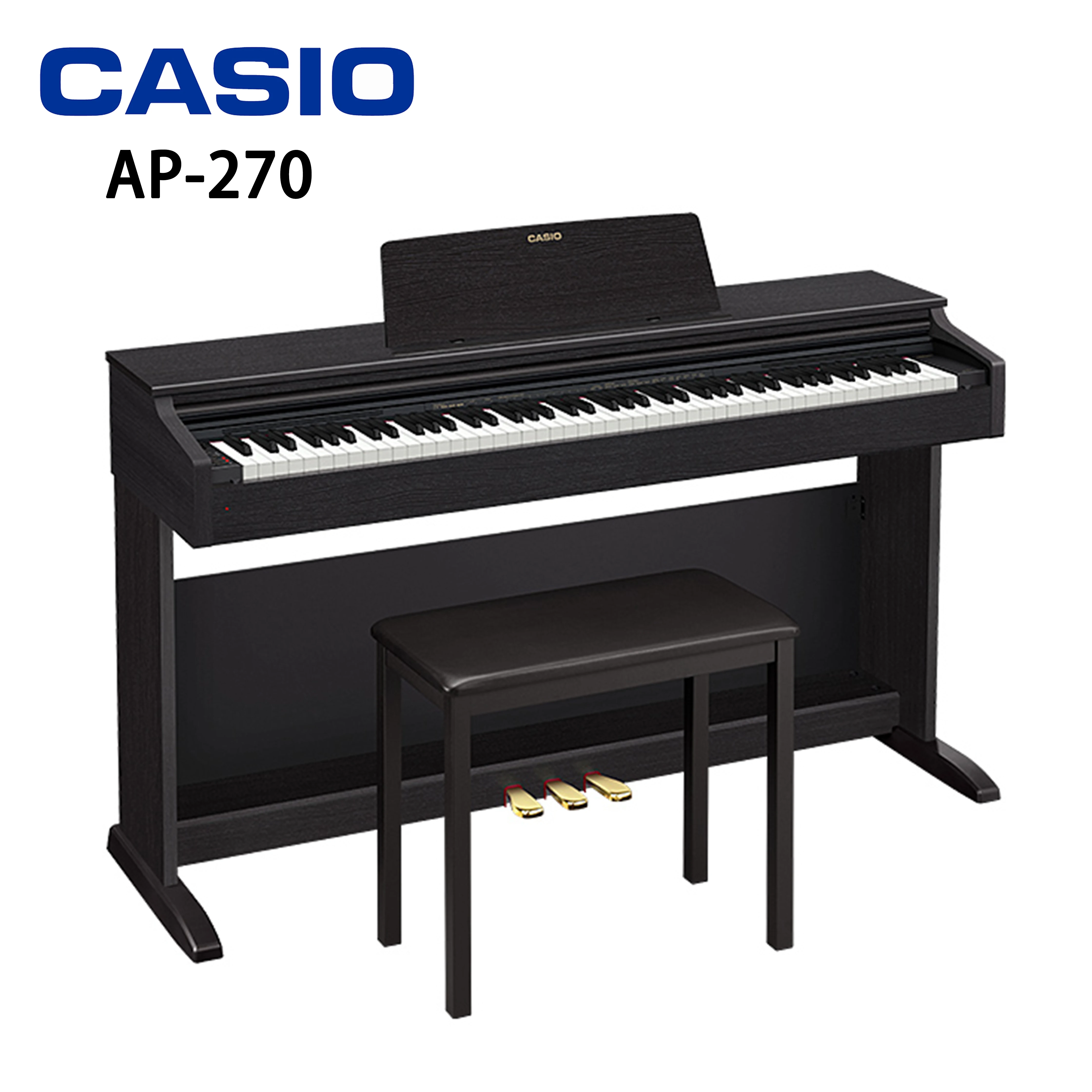 Casio электрическая цифровая клавиатура для пианино AP-270BK/млрд 88 клавиш тяжелая молотковая начинающих и взрослых