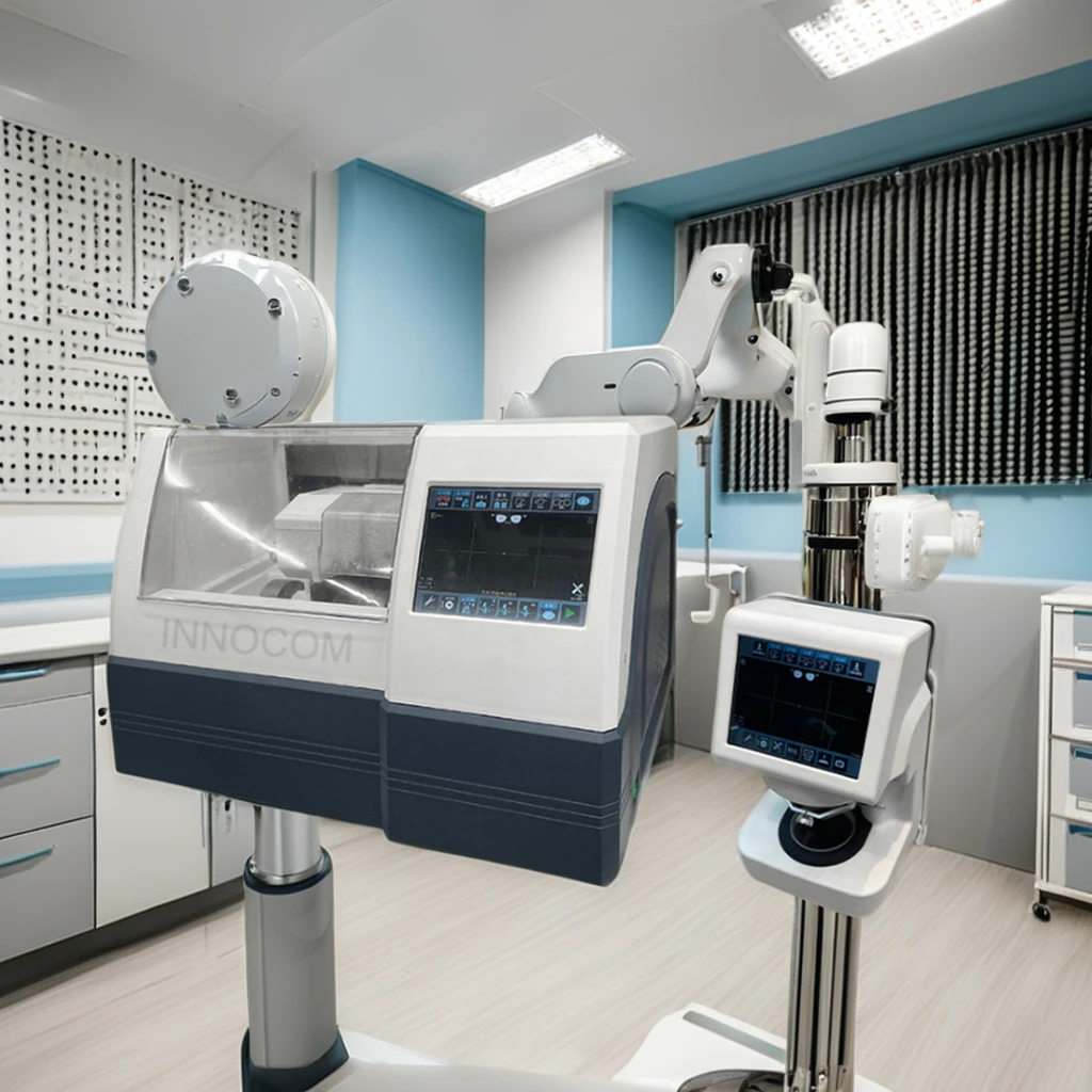 Professional 2D Patternless Lens Edger Visual Precision Acuity Examination Optical Equipment Scanner Metal Material