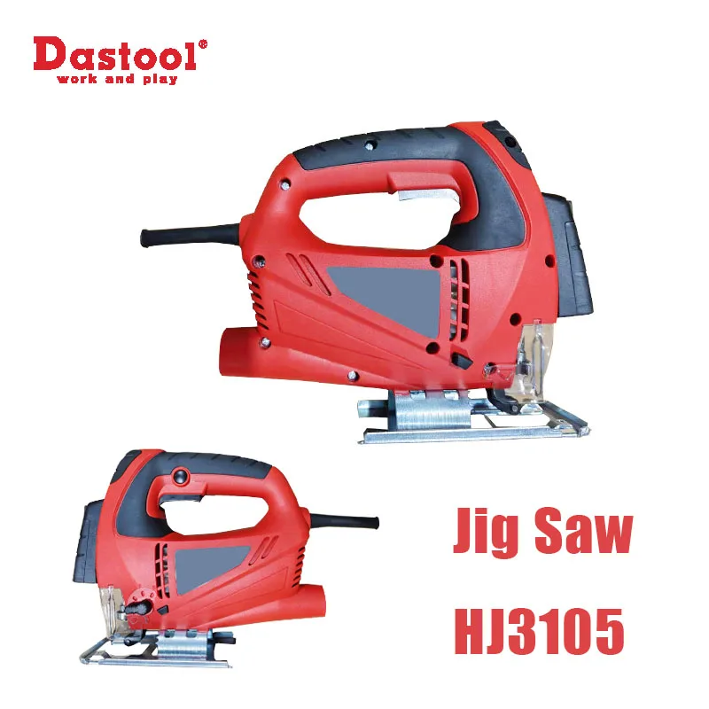 Dastool Portable Electric 600W Wood Jigsaw Machine for Straight and Curve Line Non-Laser