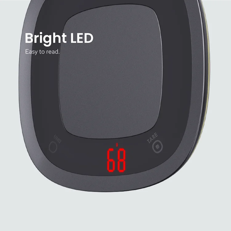 TRANSTEK 4 Units 5kg/ 1g Precise LED Display Battery Digital Food Weighing Waterproof Kitchen Scale Balanzas de Cocina