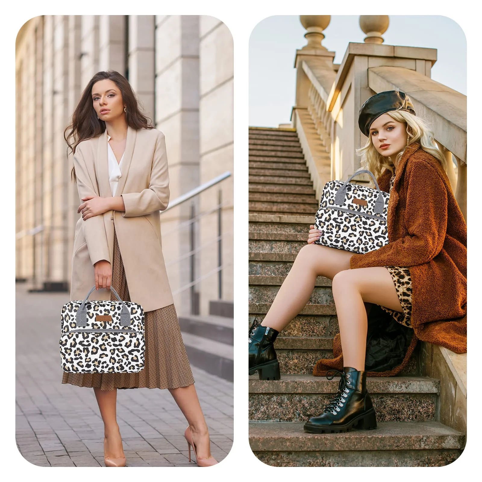 High Quality Wholesale Bible Bags for Girls Fashion Leopard Print Canvas Bible Carrier Bag Bible Protective Bag Leopard