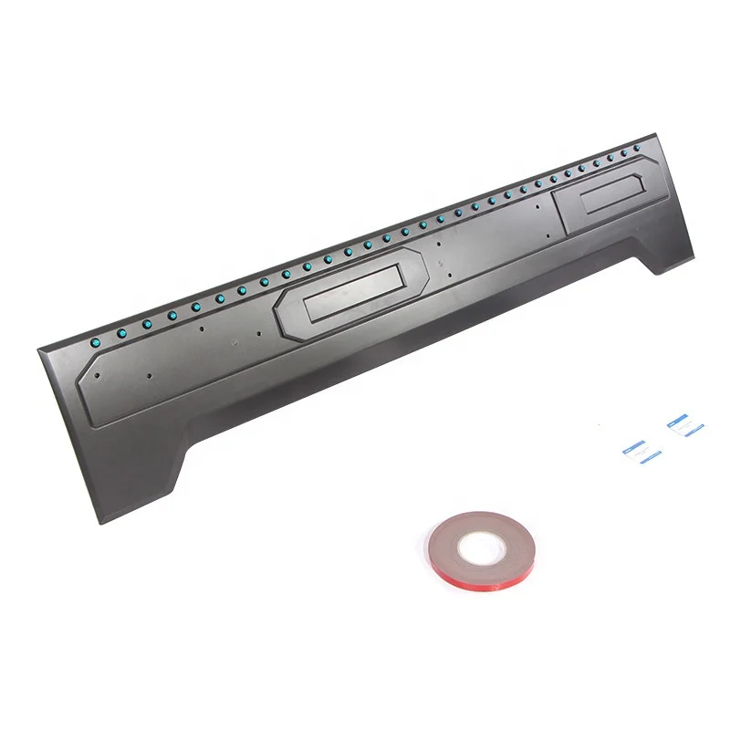 pickup truck auto accessories tailgate applique with led lights fit for ford f150 2018 2019 2020