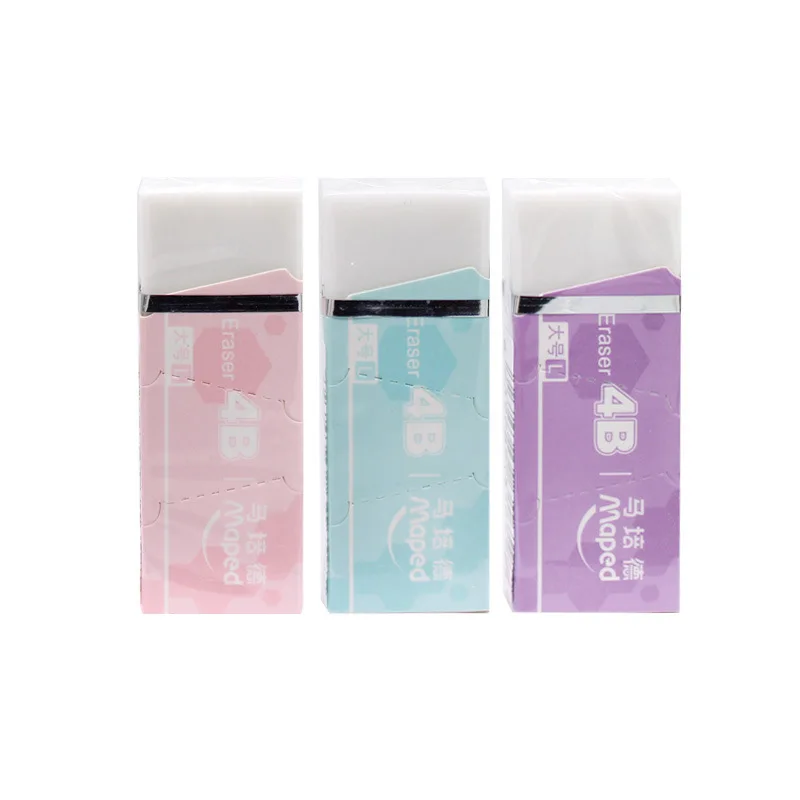 109000 Macaron 4B Eraser easy erase eraser for elementary school students to draw with art sketch
