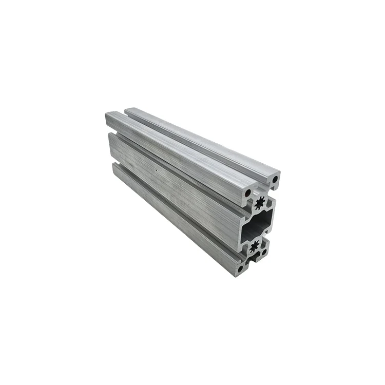 6063 Aluminum Extrusion Profile Frame T- Slot Custom Extruded Black Anodized Polished Industrial Aluminum Profile