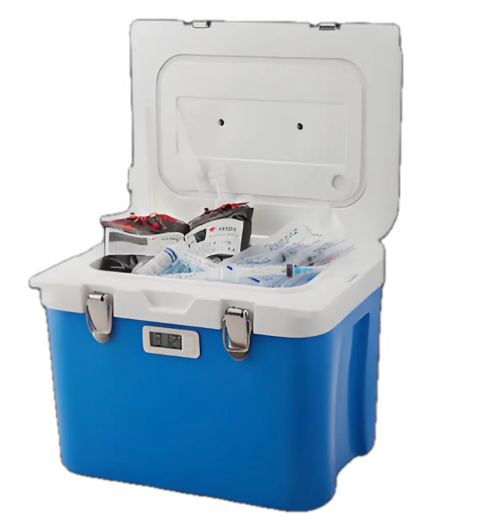 PCM phase change material Portable insulated box for cold drinks medicines vaccines blood cold chain laboratory transportation