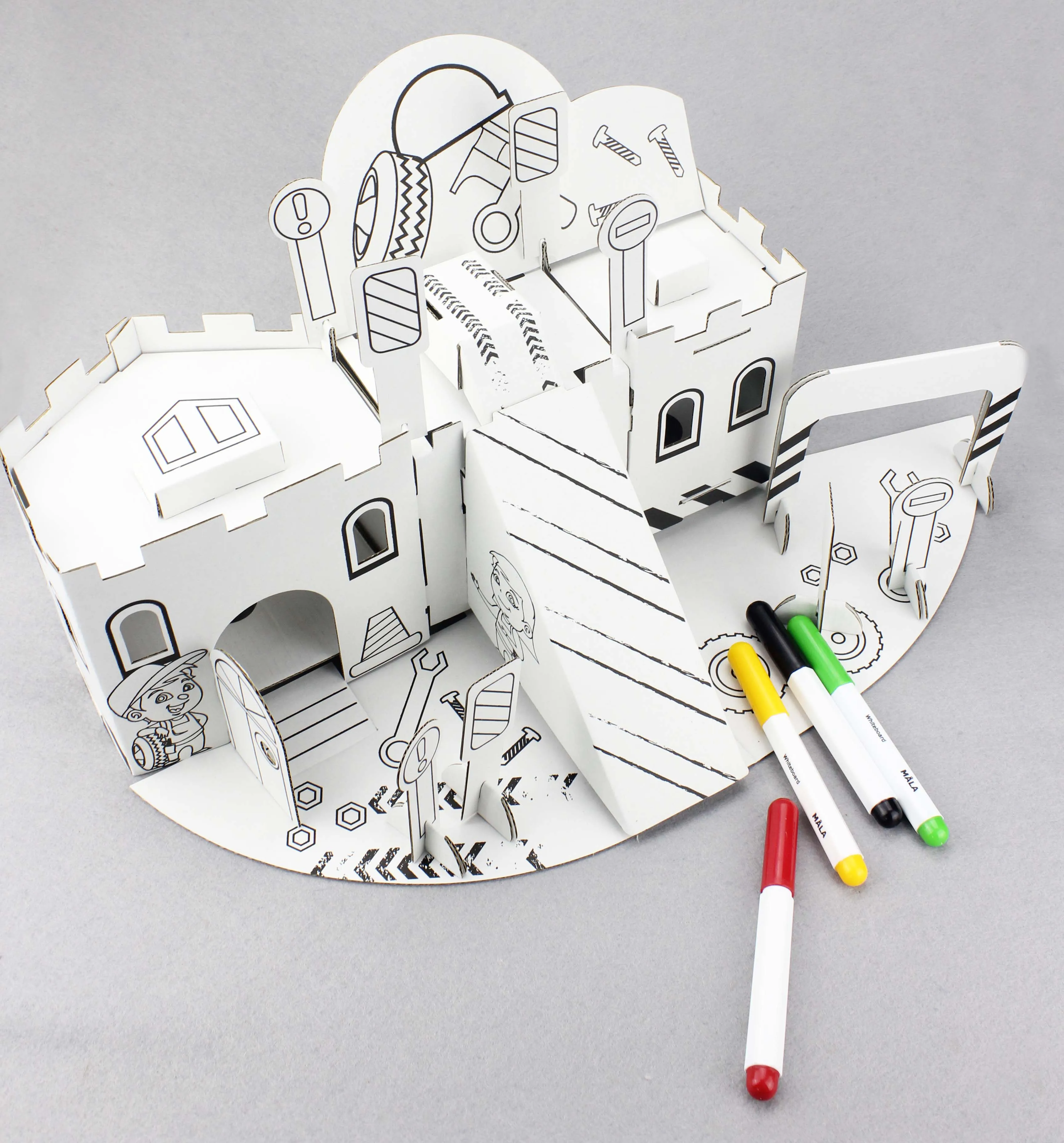 BSCI and FSC Factory China Supplier Shopping Website Paper Doll house