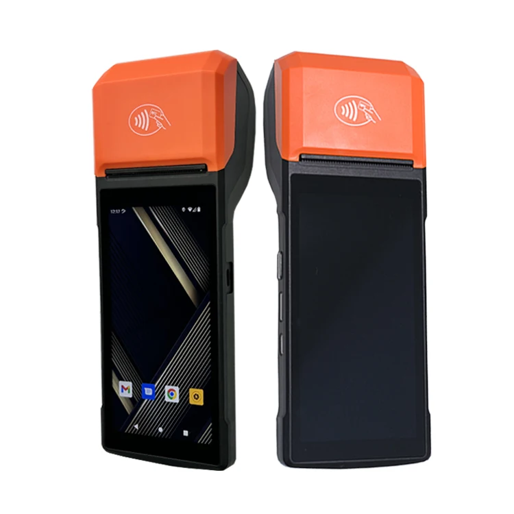 Android 13 Smart Touch Screen Handheld NFC Card Payment Offline Pos Machine with Printer