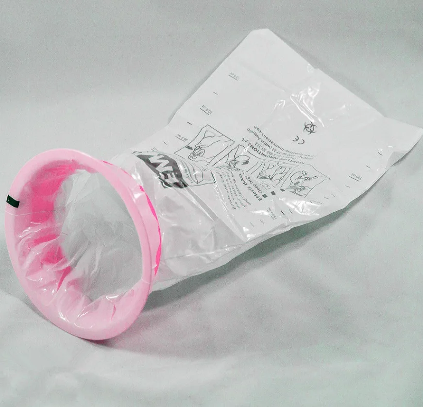 1000cc Disposable Leak Resistant vomit Bag, Nausea Bags for Travel Motion Sickness and vomitting of pregnancy