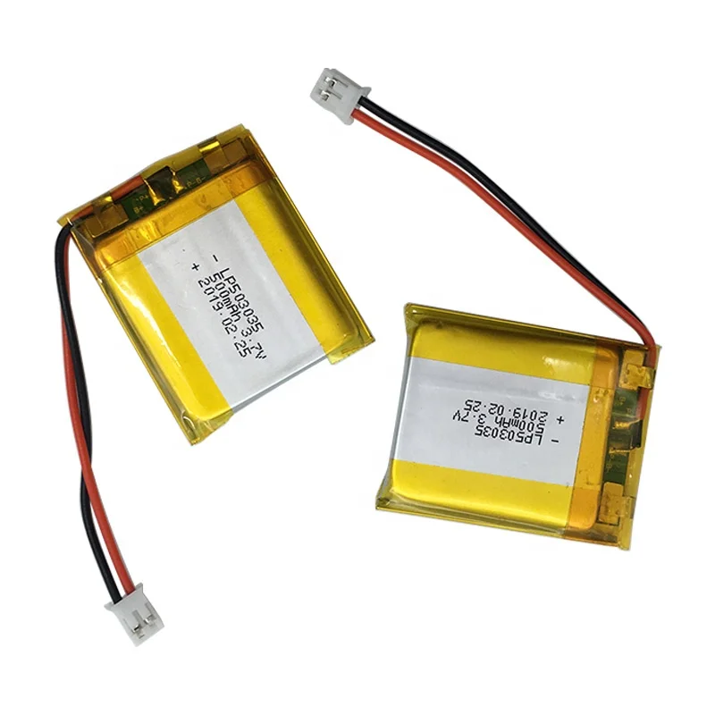 Sun Ease lityum battery manufacturing 503035 5.0*30*35mm 3.7 volt smart watch long life 3.7v 500mah 1.85wh lipo battery