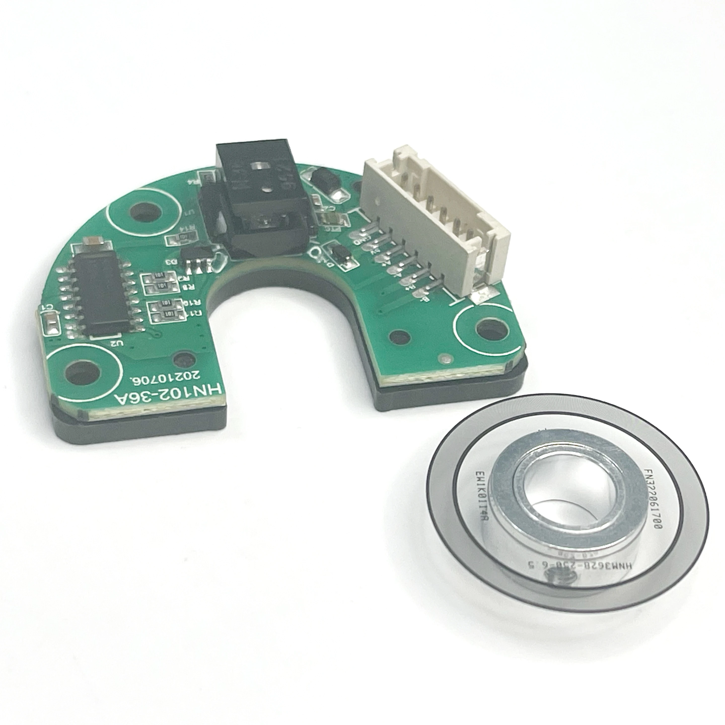 Encoder Module Film Control Board PCB Aluminum Set Collar Custom CNC Machining Parts Metal Turning Machined Factory Chengshuo