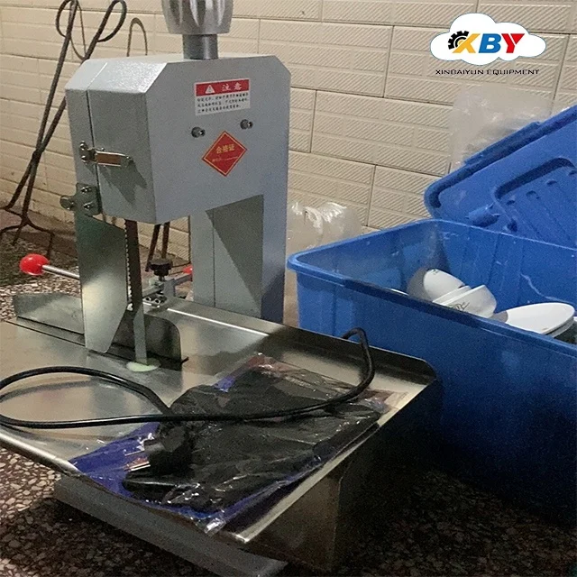 Automatic Bone cutting machine frozen meat sawing use for pig cow chicken fish meat and bone cutting equipment