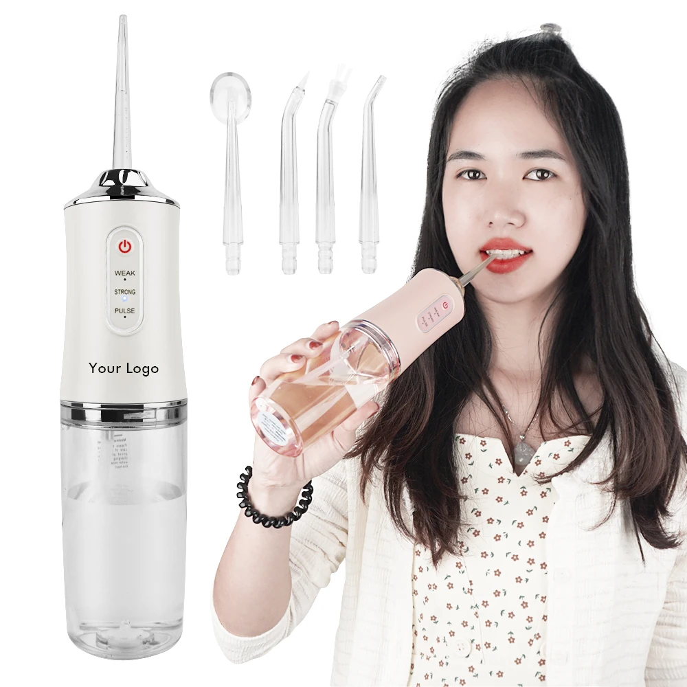 Upgraded Cordless Dental Teeth Irrigator Portable Water Flosser Rechargeable Ipx7 Waterproof Water Irrigator