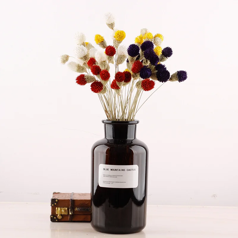 Yunnan Dried Flowers Colorful Strawberry Fruit Floral Arrangements Bouquets Material Dry Flowers Decorations